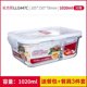 hộp cơm tự nấu Khóa hộp đựng đồ ăn bằng thủy tinh, hộp đựng đồ ăn bằng lò vi sóng - Hộp cơm điện sưởi ấm hộp cơm cắm điện inox 3 tầng meiyun