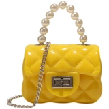 Милая свежая желтая прозрачная помада, кошелек, небольшая сумка