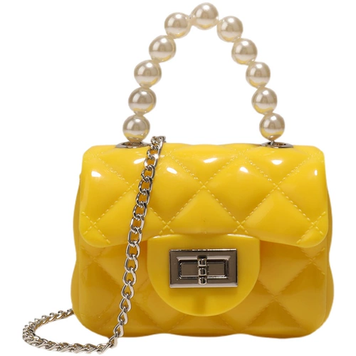 Милая свежая желтая прозрачная помада, кошелек, небольшая сумка