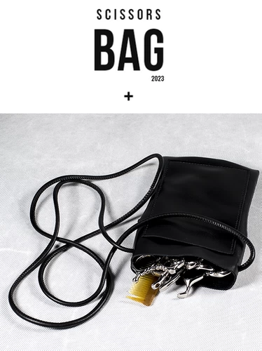 Сумка для ножниц из веревки для парикмахеров, сумка для ножниц из четырех частей, сумка для расчески, индивидуальная и креативная модная сумка для хранения средств по уходу.