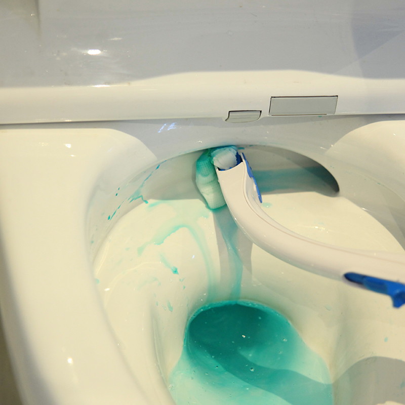 Japanese Johnson's disposable toilet brush toilet contains clean toilet without dead-corner suit replacing brush head
