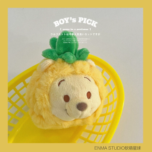 Enma studio, милая плюшевая кукла, подвеска для школьников, брелок для влюбленных, с медвежатами