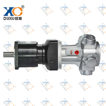 QMH050A 075100-cylinder piston-type pneumatic motor-matched planetary reducer high-power high-torque