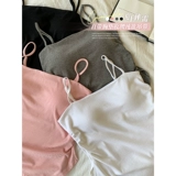 Летний топ с чашечками, футболка без рукавов, большой размер, по фигуре