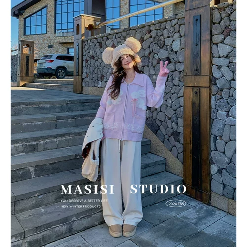 Бархатный свитер, куртка, удерживающий тепло кардиган, большой размер, свободный крой