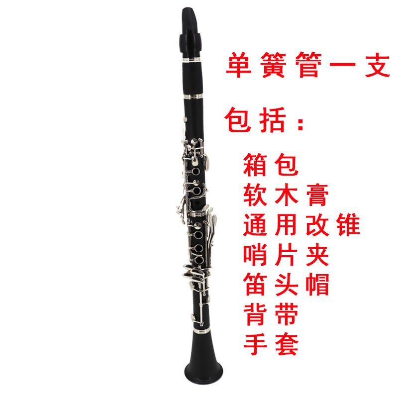 Manufacturer direct sales special clarinet descending B tone black pipe musical instrument children beginner appropriator student clarinet playing