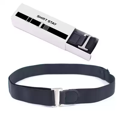 Adult men's shirt non-slip anti-wrinkle strap shirt anti-splashing elastic fixing belt anti-run clamp shirt belt