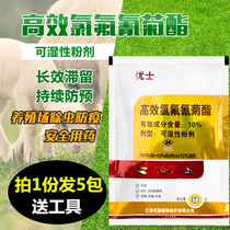 Usher permethrin 10% wettable powder mosquito control fly cockroach flea Ant insecticide