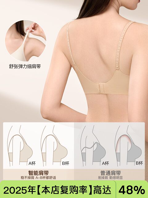 SecretWorld soft support bra for women, seamless push-up small breasts, secondary breasts, anti-sagging, comfortable and beautiful back bra