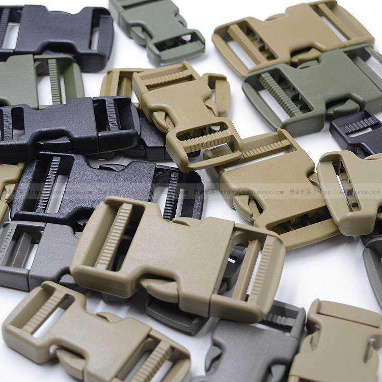 Bamboo Moe Donaf Mohabhi monotone buckle 2 2 5 3 8 5 cm shoulder bag webbing buckle buckle plastic