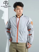 Alien Snail Motorcycle Riding Suit Mens Summer Mesh Breathable Anti-Fall Locomotive Suit Casual Riding Clothing Breakthrough