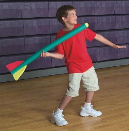 Soft javelin for kids fun javelin throwing gun rocket gun javel gun big rocket pistol sensory training teaching toys