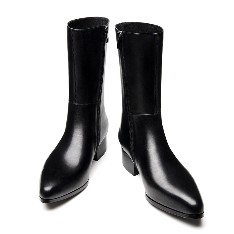 mens heeled boots