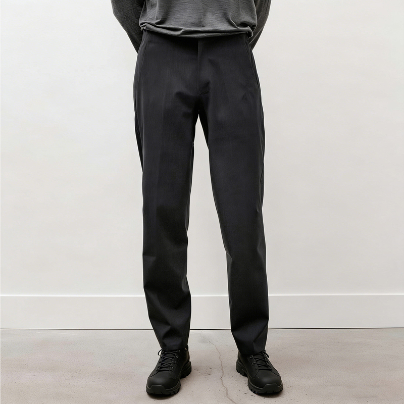 Chengye Seamless Three-Layer Coated Wool Men's Outdoor Business Casual Pants High-End Wool Casual Pants for Men