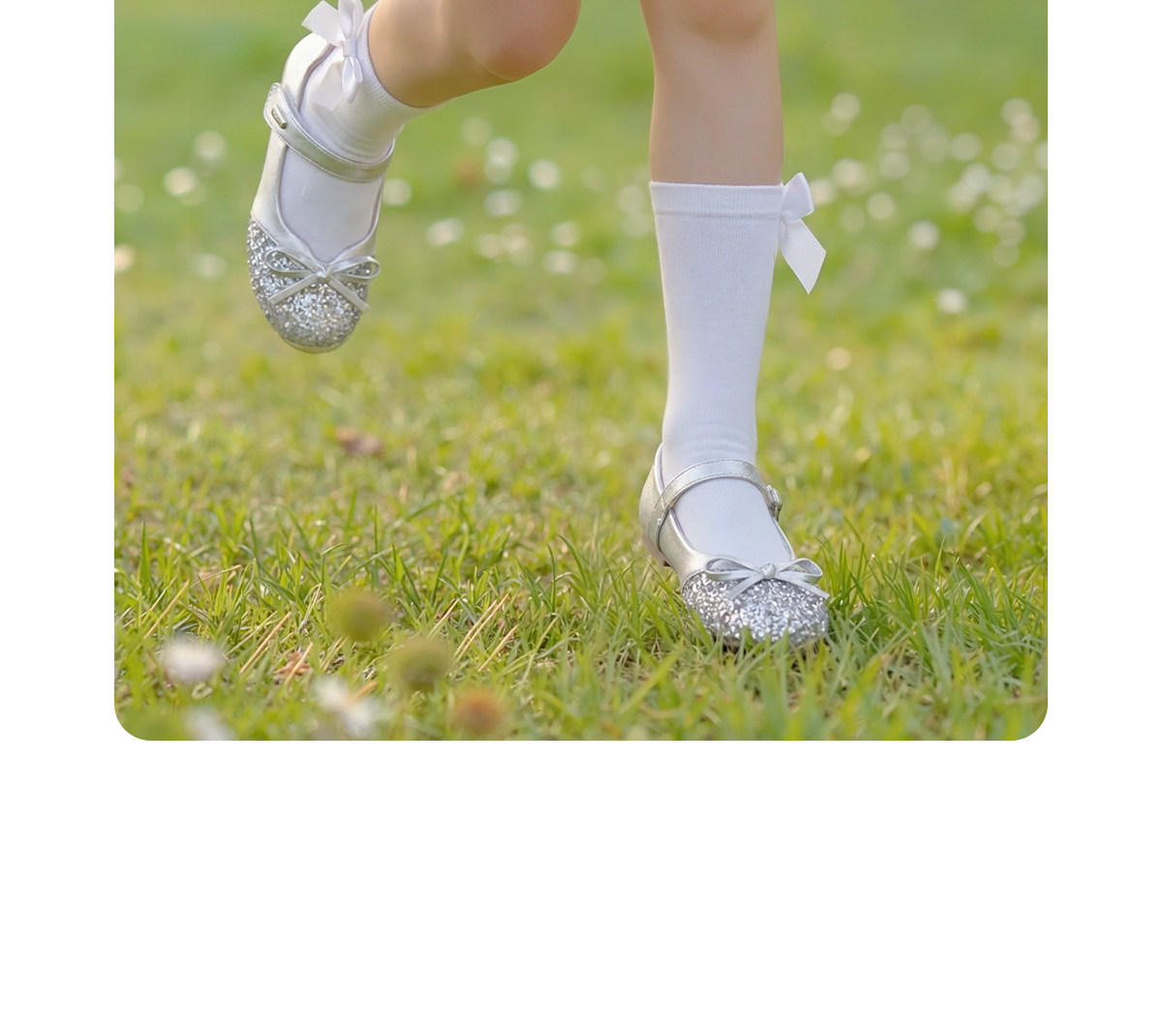 公主鞋女童单鞋2026新款秋季儿童鞋子小皮鞋宝宝水晶鞋银色软底岁 — 19