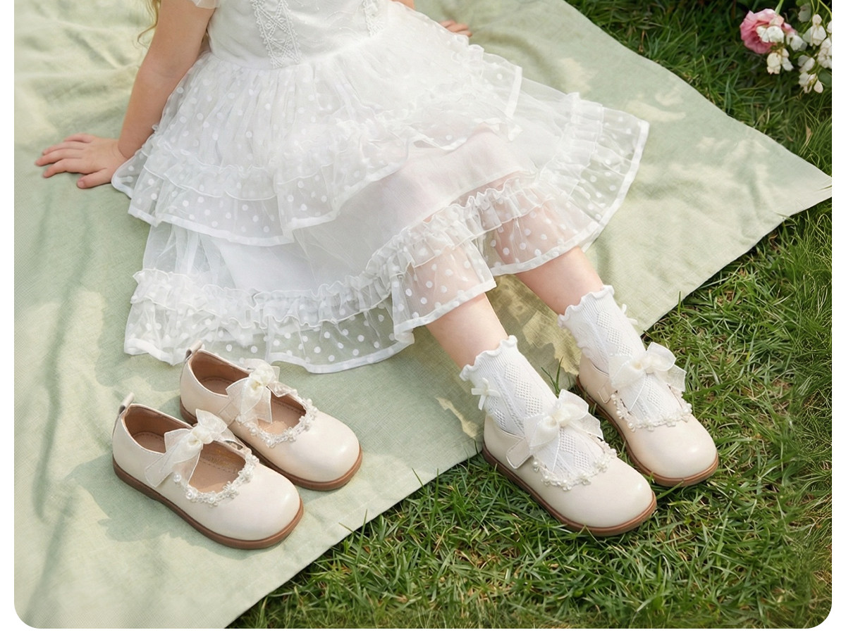 女童公主鞋2026新款儿童小皮鞋女孩白色鞋子女宝单鞋配礼服软底秋 — 14