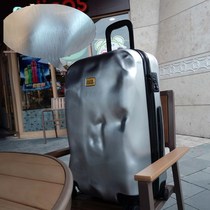 Damaged trolley case concave and convex universal wheel vintage 20 24 28 inch suitcase Meteorite men and women ultra-light junk box