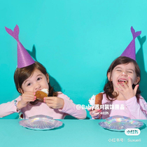  Mermaid Theme Party Birthday Hat