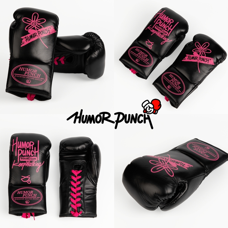 2026 Summer Humor Punch Genuine Leather Horsehair Mexican Boxing Gloves Muay Thai Fighting Gloves
