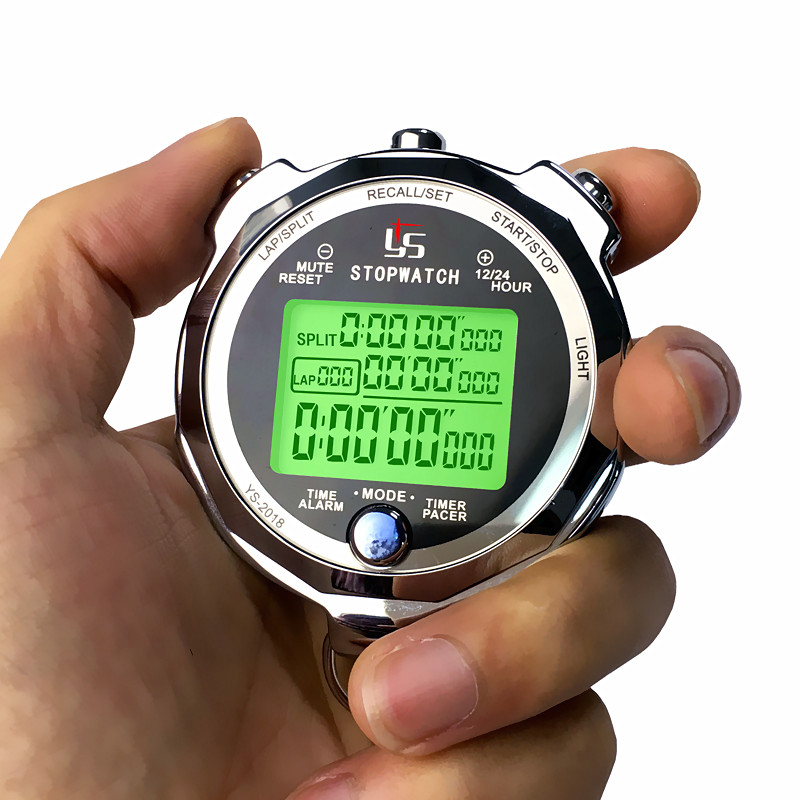 YS-2018 new Yisheng thousandth precision stopwatch metal case Yisheng factory direct sales