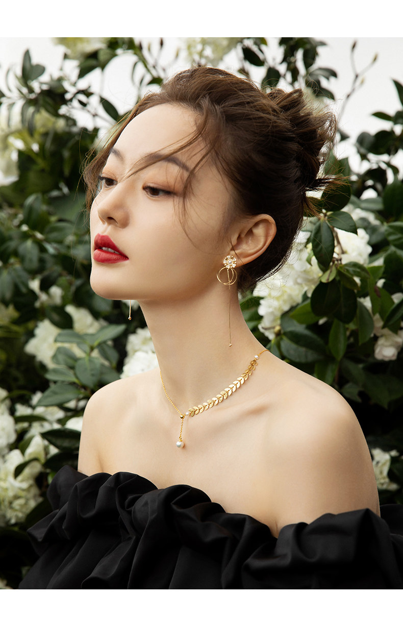 周大生旗下 Design Circles 设界 S925银 雨露套链 锁骨链 天猫优惠券折后￥199包邮（￥300）赠S925银字母耳环