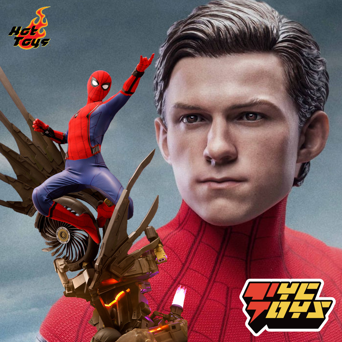 (TYCTOYS) Spot Hottoys HT 1 4 QS015 Return of the hero of the Dutch discider Spiderman