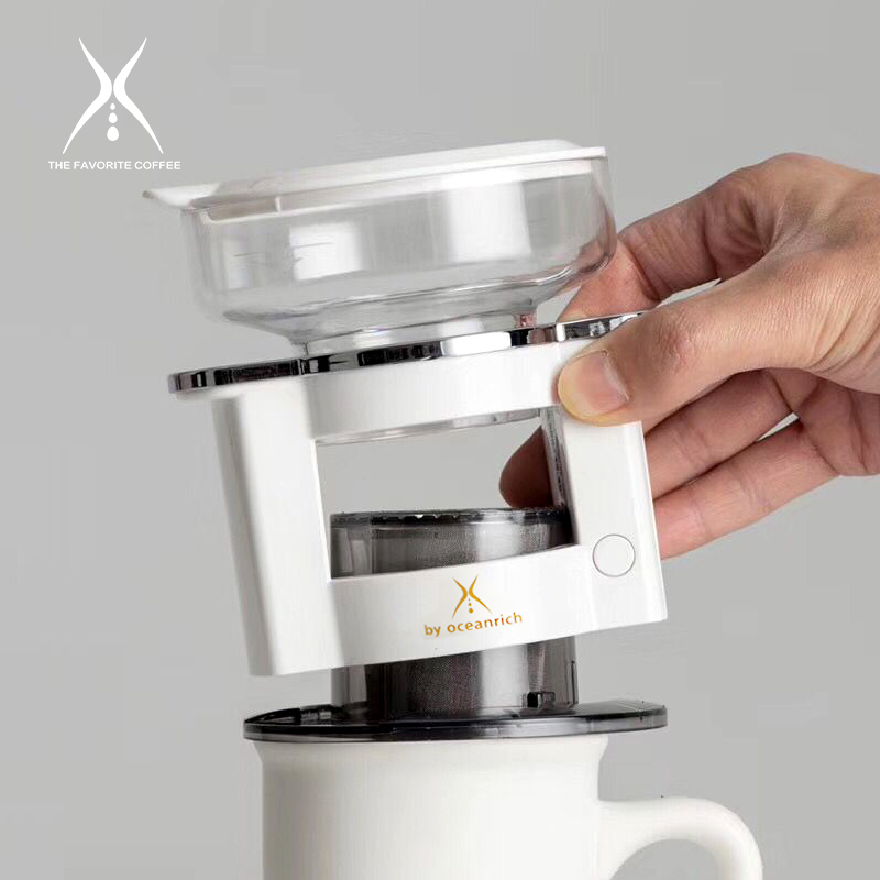oceanrich o new force chic portable drip American hand flush extraction cup fully automatic small home coffee machine