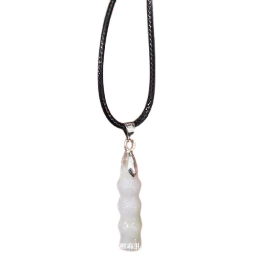 Изумрудная реплика, бамбуковая подвеска из нефрита, изумрудное ожерелье