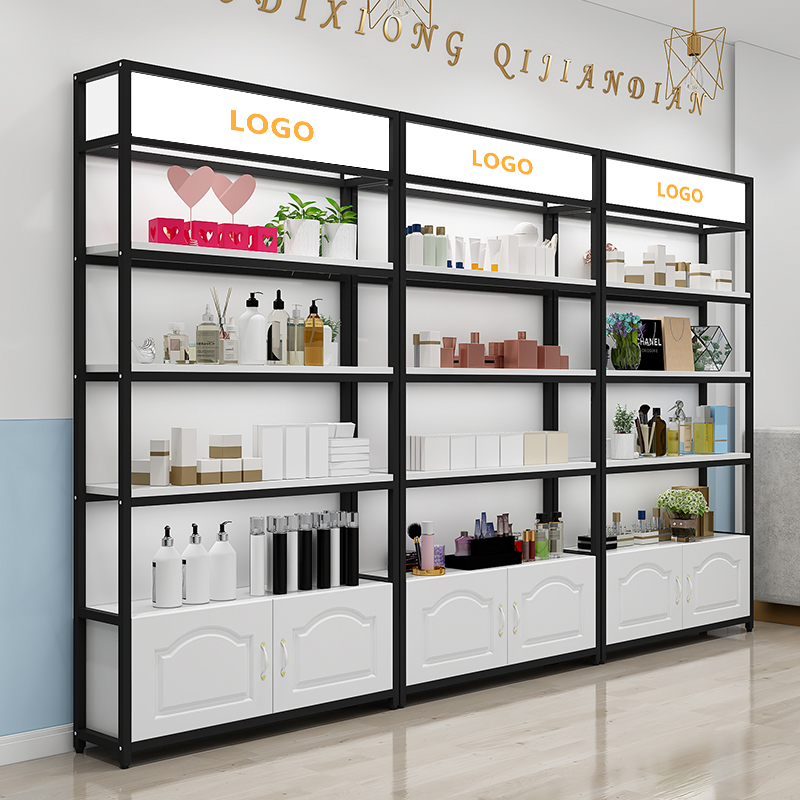 Racks display rack multi-layer snack exhibition rack beauty salon products Mother and baby skin care products exhibition cabinet display cabinet display cabinet