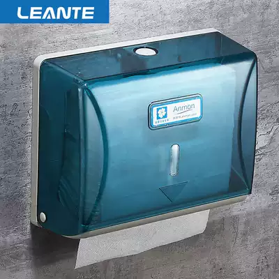 Cosmetic room tissue box toilet sanitary carton wall-mounted non-perforated bathroom tissue box wash hand household tissue rack