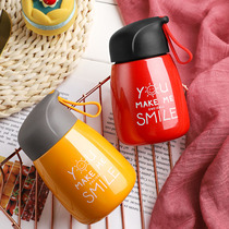 Thermos cup Portable exquisite small water cup 304 stainless steel childrens ladies cute fashion high-value small capacity