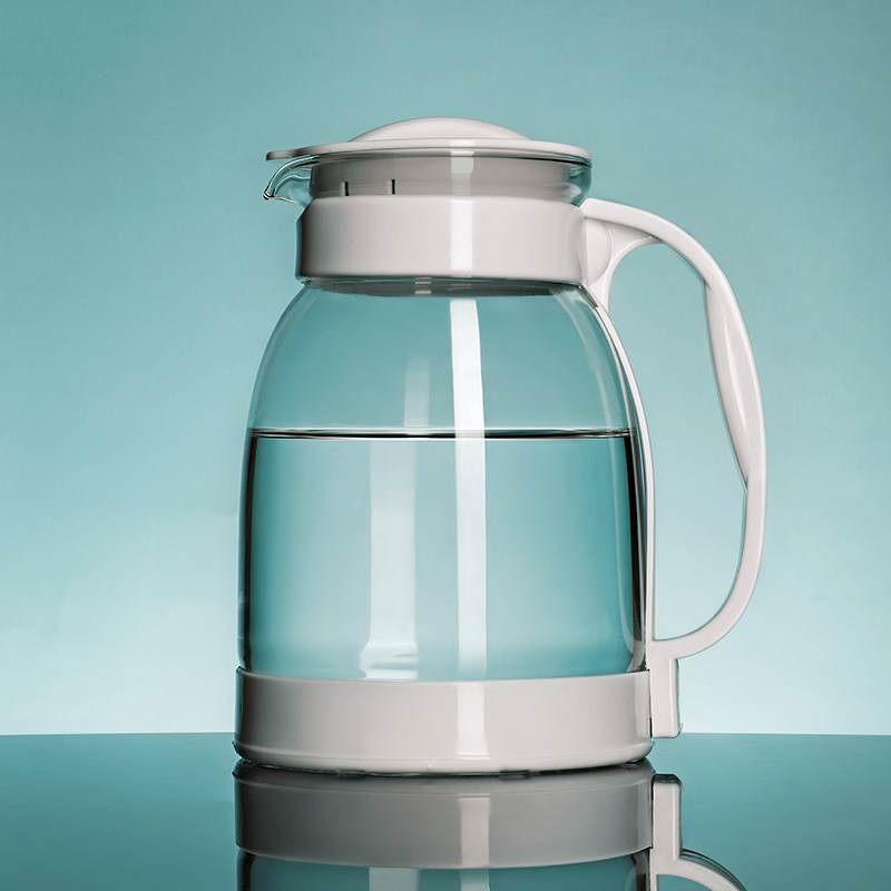 Summer Cold Kettle Home Heat Resistant High Temperature Glass Anti-Fall Large Capacity Fruit Teapot Water Bottle Suit Day Style Cold Kettle