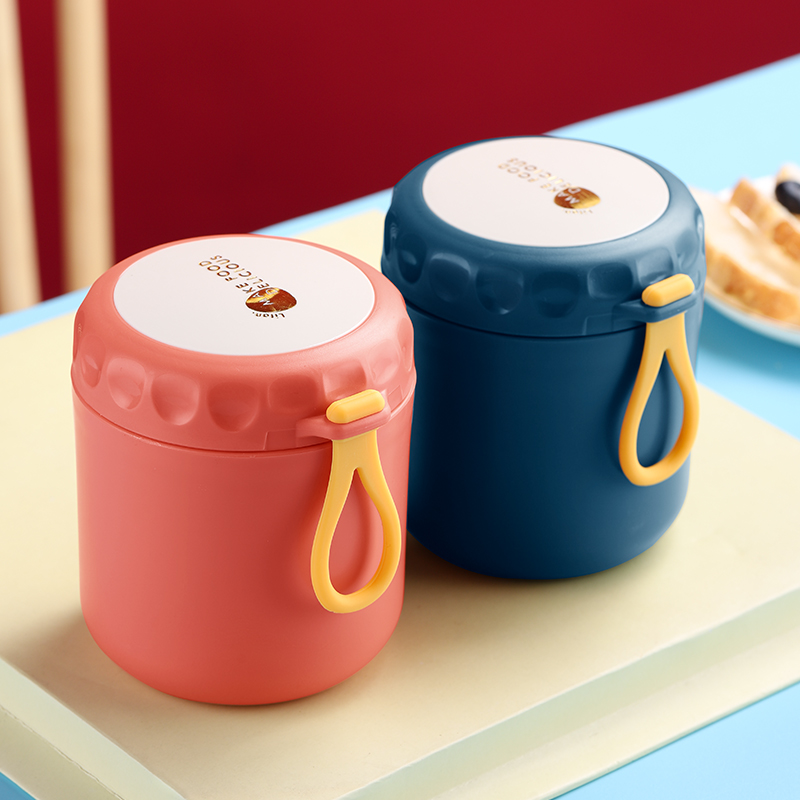 Insulated Soup Pot Mini Insulation Barrel High Pan Home Small Lunch Box Office Worker With Soup Jar Portable Congee Cup Soup Cup