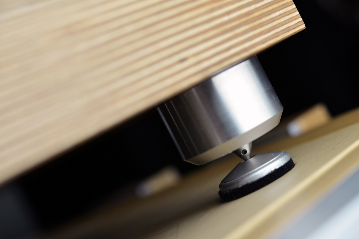 Máy ghi âm Đức Acoustic Solid Shi Li Black Solid Wood MPX bàn xoay lưới 	giá máy nghe nhạc đĩa than	