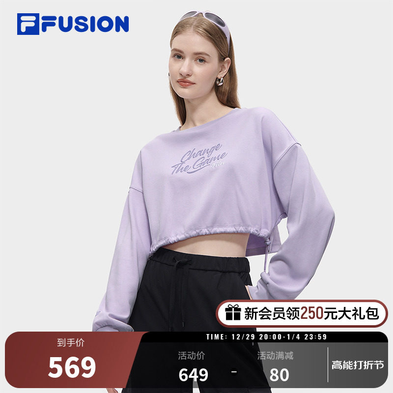 FILA FUSION Fired tide card women's dress Two sets 2023 autumn sports casual vest skirt-Taobao