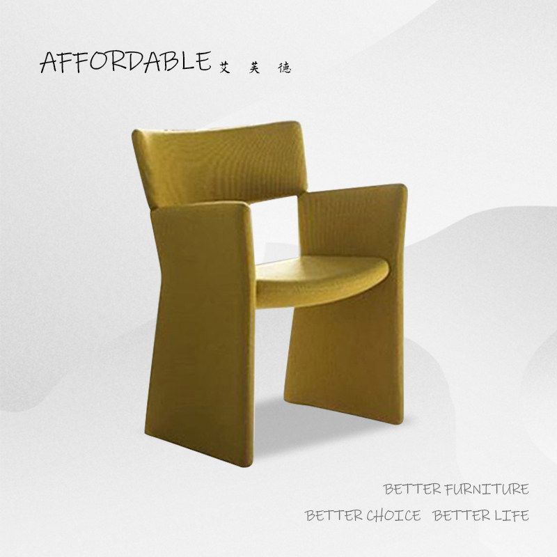 Nordic Danish designer Leisure chair Single chair Coffee chair Dining Room Dining Room Folk Dining Chair Home Crown Book Chair