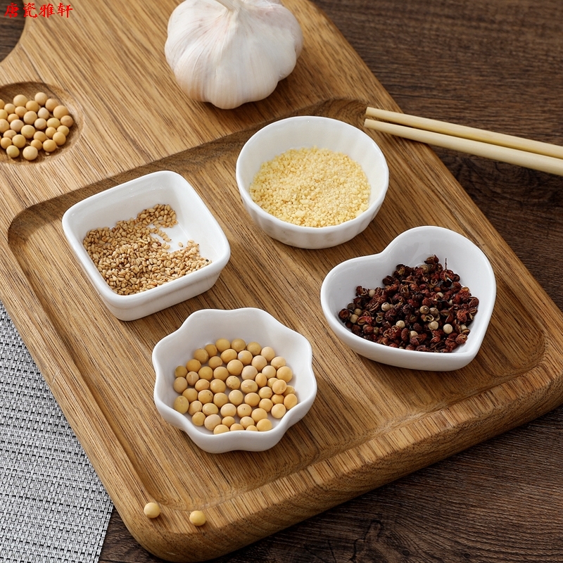 Restaurant dishes son set tableware side dishes taste dish household small fold vinegar dish of soy sauce paste disc disc ceramic snacks