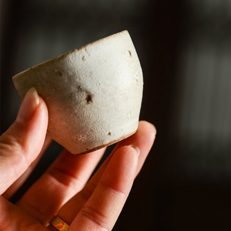 Jingdezhen lead powder snow go cup 】 【 Japanese checking sample tea cup ceramic cups kung fu tea cup master list