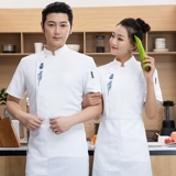 Ледяной шелк шеф-повар рабочая одежда с коротки