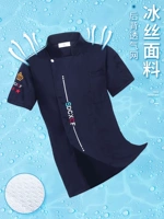 Шелковый летний демисезонный лонгслив для работы, рабочая одежда, короткий рукав, осенний сезон, делается под заказ