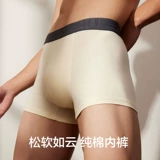 有棵树 Мужское нижнее белье, трусы-боксеры холодного окрашивания из чистого хлопка для мальчиков, мужские трусы-боксеры, новинка 2025 года, шорты мужского стиля