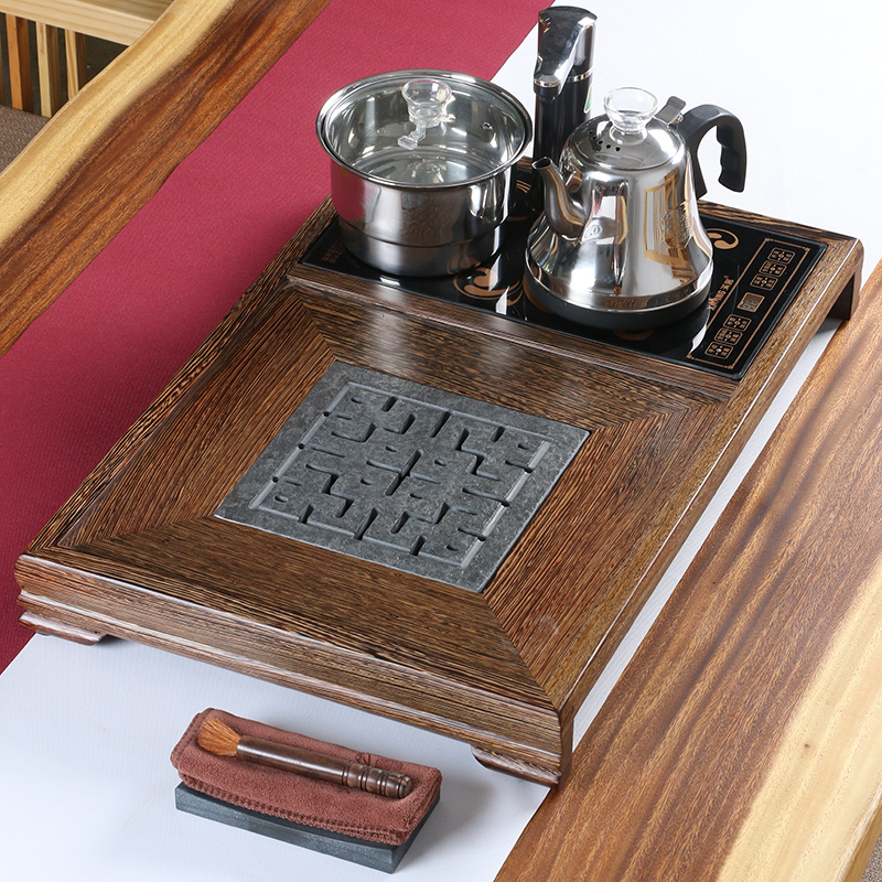 Chicken Wings Wood Fully Automatic Integrated Small Tea Tray Suit Kungfu Tea Furniture Home Tea Tea Table Tea Table Tea Sea