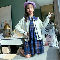 jk uniforms skirt genuine suit zhong da tong full autumn children autumn 8 girls 9 College wind 10-year-old pupils