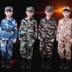 chàng trai đồng phục trẻ em Army lĩnh vực lực lượng đặc biệt trẻ em mùa hè của cảnh sát cho thấy giải phóng boy ngụy trang phù hợp. 
