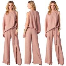 2017 European fashion sexy women jumpsuits women sexy pink jumpsuit