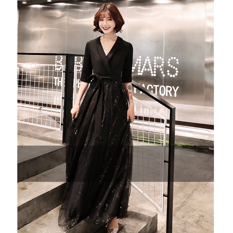 Plus Size Dress for Women, Slimming Effect, 100kg Extra Large Size, Suitable for Banquets, Elegant, Can Be Worn Casually, Annual Meeting Evening Dress