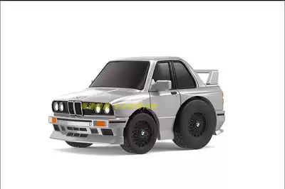 Microshadow tinyQ 04d return car Q car BMWBMW M3 E30 steerable car model