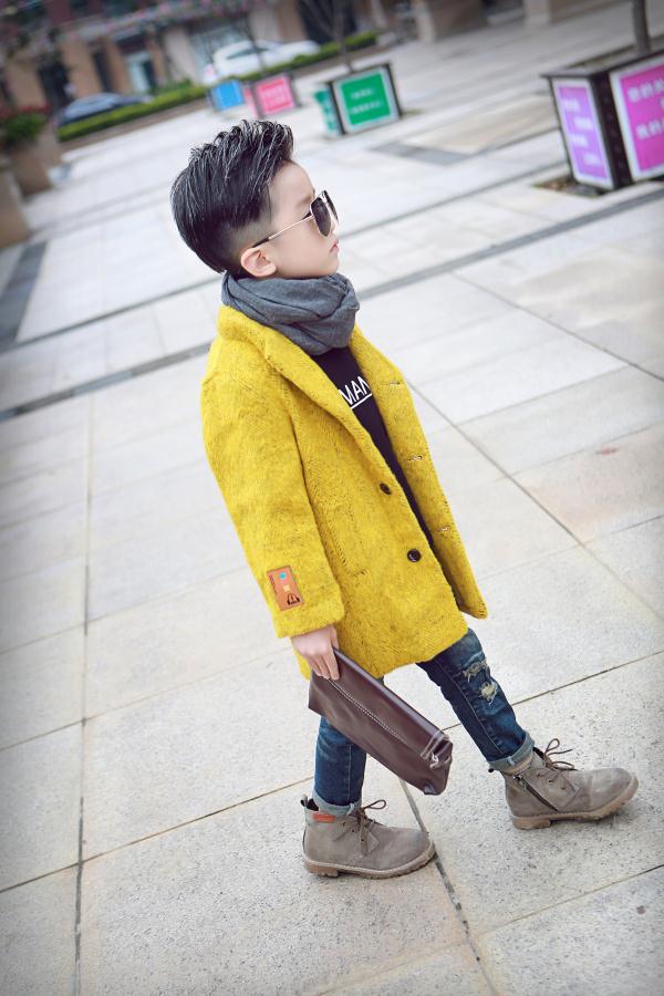 Manteau pour garcon en laine - Ref 2161240 Image 11