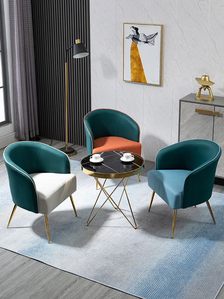 Sofa tea table Composition Three suit offices Single reception Business Guests in talks Relax Area Light Extravaganza