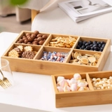 Приготовление чая и закусок вокруг плиты, чайный столик, тарелка для размещения закусок, деревянная четырехугольная решетка, квадратная коробка для сухофруктов, полный набор девятиквадратной сетки